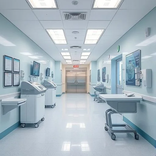 Abstract glowing neural pathways or molecular bonds